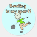 Bowling is my Sport Tshirts and Gifts Stickers