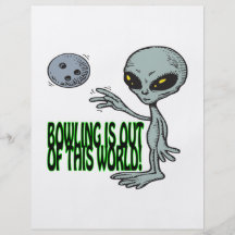 Bowling Is Out Of This World Flyer