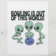 Bowling Is Out Of This World Full Color Flyer