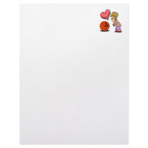 bowling love bowler humour cartoon custom letterhead