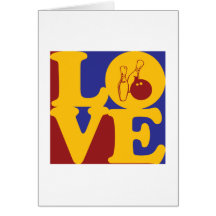 Bowling Love Card