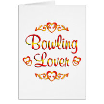 Bowling Lover Card