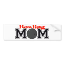 Bowling Mom Bumper Sticker