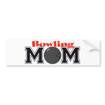 Bowling Mom Bumper Sticker by LushLaundry