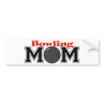 Bowling Mom bumper stickers