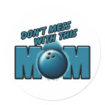 Bowling Mom Stickers