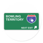 Bowling Next Exit Stickers