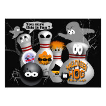 Bowling Party Invitations