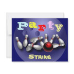 Bowling Party Invitations Customizable