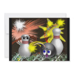 Bowling Party Invitations Customizable