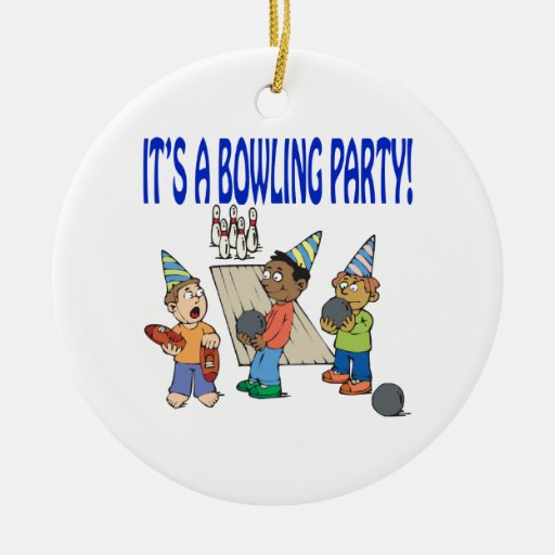 Bowling Party Ornaments