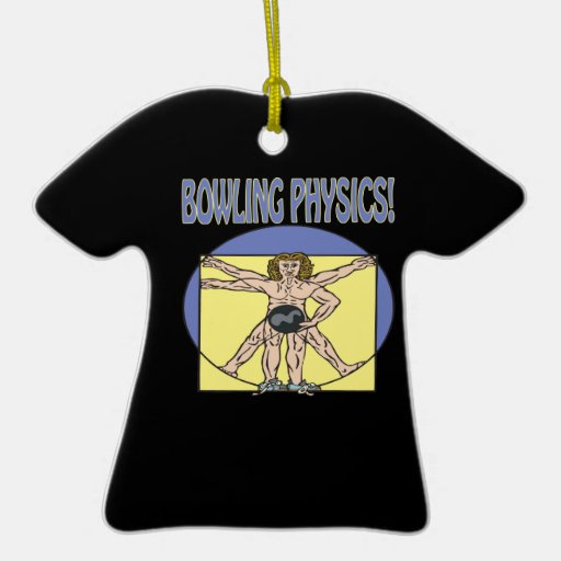 Bowling Physics Christmas Ornaments