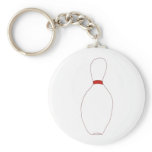 Bowling Pin Keychain
