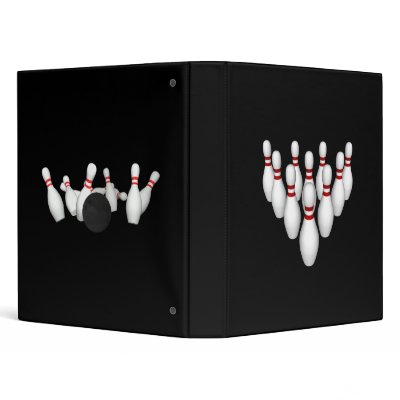 Bowling Pins: 3D Model: Custom Binder by spiritswitchboard