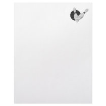 bowling pins and ball lines design letterhead template