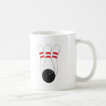Bowling Pins and Ball Mugs