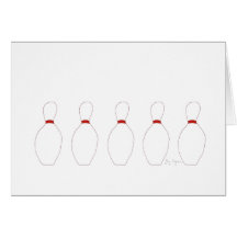 Bowling Pins Cards