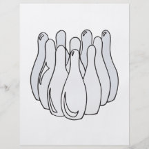 Bowling Pins Custom Flyer