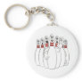 Bowling Pins Keychains