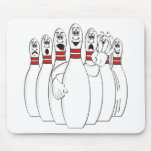 Bowling Pins Mouse Mat