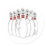 Bowling Pins Sticker