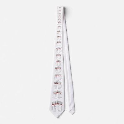 Bowling Pins Necktie by graphxpro