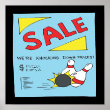 Bowling Sale Print