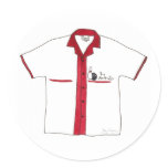 Bowling Shirt Sticker