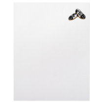 bowling shoes cartoon graphic personalized letterhead