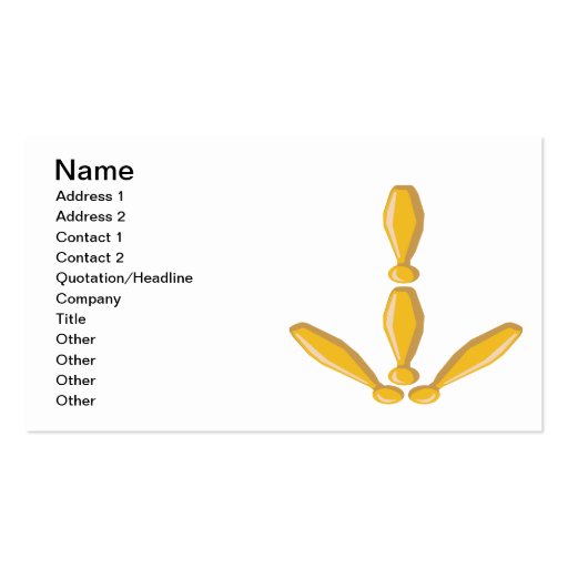 Bowling Sign Down Business Card Templates