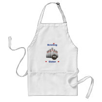 Bowling Sister Hearts Aprons
