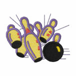 Bowling Splash Embroidered Polo Shirt