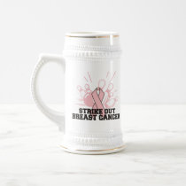 Bowling Strike Out Breast Cancer Coffee Mug