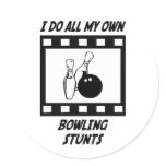 Bowling Stunts Sticker