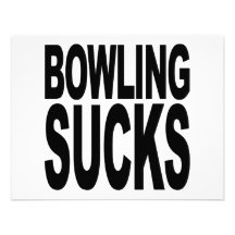 Bowling Sucks Invitations