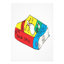 Bowling Supplies Custom Invitation
