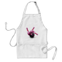 Bowling Team - Ball And Pins. Aprons