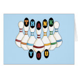 Bowling Thank You Card