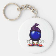 Bowling Wizard Key Chains
