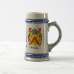 Bowman Family Crest Stein mugs