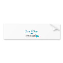 Box Elder South Dakota City Classic Bumper Stickers