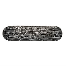 Box Junction in B&W Skate Board