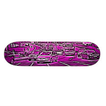 Box Junction in Magenta Skate Decks