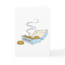 box of chicken nuggets greeting card