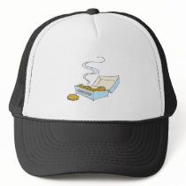 box of chicken nuggets trucker hats