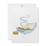 box of chicken nuggets invitations