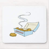 box of chicken nuggets mousepads