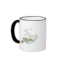 box of chicken nuggets coffee mug