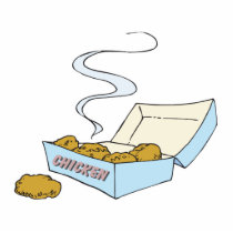 box of chicken nuggets photo cut outs