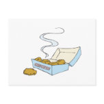 box of chicken nuggets post card